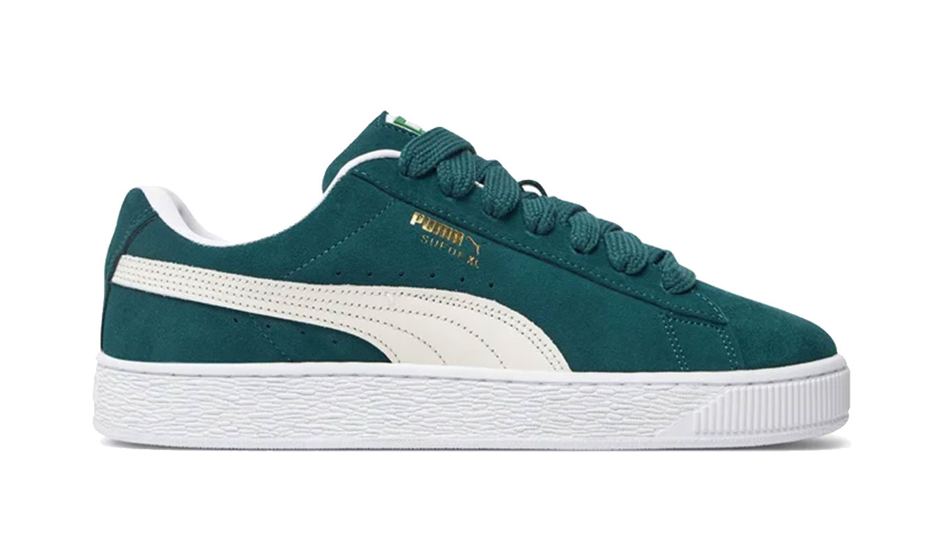 Puma Suede XL Dark Myrtle - Férfi - Tornacipő Puma - Zöld - 395205-21 - Méret: 44.5