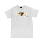 Thrasher Skate Mag Fortune Logo Short Sleeve Tee - Szürke - Rövid ujjú póló