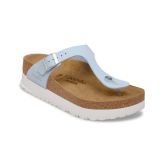 Birkenstock Gizeh Flex Platform Nubuck Leather Regular Fit Baby Blue - Kék - Szandálok Birkenstock Gizeh Flex Platform Nubuck Leather Regular Fit Baby Blue - Kék - Szandálok