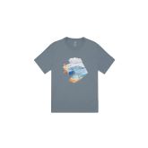 Converse Star Chevron Ocean T-Shirt - Kék - Rövid ujjú póló