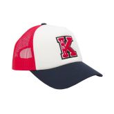 Karl Kani Retro Patch Trucker Cap Cream/Red/Navy - Fekete - Sapka