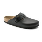 Birkenstock Boston Natural Leather Narrow Fit Black - Fekete - Szandálok Birkenstock Boston Natural Leather Narrow Fit Black - Fekete - Szandálok