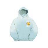 Market Smiley Upside Down Lock-up Hoodie Retro Blue - Kék - Hoodie