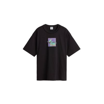 Vans LX Down The Rabbit Hole SS Tee Tap Shoe - Fekete - Rövid ujjú póló Vans LX Down The Rabbit Hole SS Tee Tap Shoe - Fekete - Rövid ujjú póló