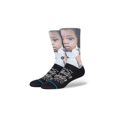 Stance Mister Carter Crew Sock - Fekete - Zokni