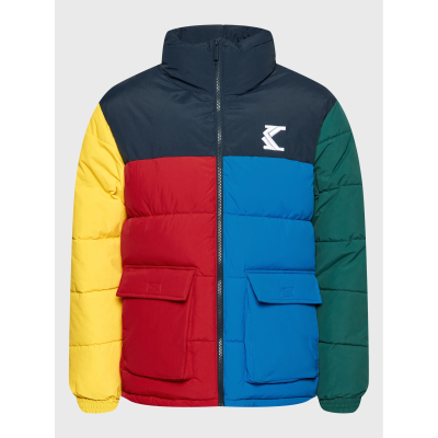 Karl Kani OG Block Puffer Jacket navy/red/blue - Multicolor - Dzseki