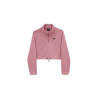 Vans Left Chest Half Zip Hoodie - Rózsaszín - Hoodie Vans Left Chest Half Zip Hoodie - Rózsaszín - Hoodie