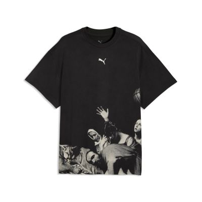 Puma MEMORY LANE Tee II PUMA Black - Fekete - Rövid ujjú póló Puma MEMORY LANE Tee II PUMA Black - Fekete - Rövid ujjú póló