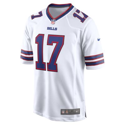 Nike Game Jersey Road Buffalo Bills Josh Allen - Fehér - Jersey Nike Game Jersey Road Buffalo Bills Josh Allen - Fehér - Jersey