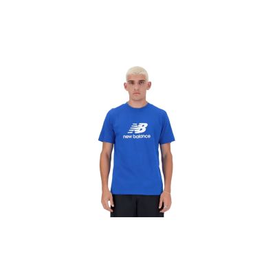 New Balance Sport Essentials Logo T-Shirt - Kék - Rövid ujjú póló
