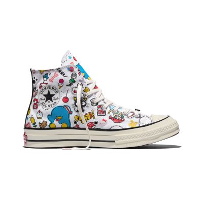 Converse x Hello Kitty And Friends Chuck 70 Stickers 4.5 - Fehér - Tornacipő Converse x Hello Kitty And Friends Chuck 70 Stickers 4.5 - Fehér - Tornacipő
