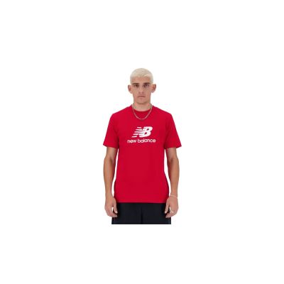 New Balance Sport Essentials Logo T-Shirt - Piros - Rövid ujjú póló