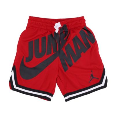 Jumpman x Nike Mesh Basketball Shorts Red Kids - Piros - Rövidnadrág