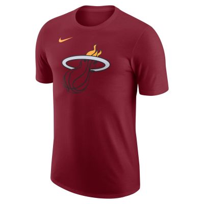 Nike NBA Miami Heat Essential Tee Tough Red - Piros - Rövid ujjú póló