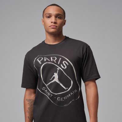 Jordan Dri-FIT Paris Saint-Germain Practice Tee Oil Grey - Szürke - Rövid ujjú póló Jordan Dri-FIT Paris Saint-Germain Practice Tee Oil Grey - Szürke - Rövid ujjú póló