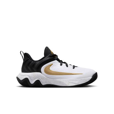 Nike Giannis Immortality 4 "Black Metallic Gold" (GS) - Fekete - Tornacipő