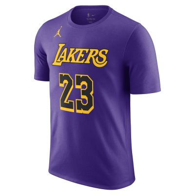 Jordan NBA LeBron James Los Angeles Lakers Statement Edition Tee Field Purple - Lila - Rövid ujjú póló