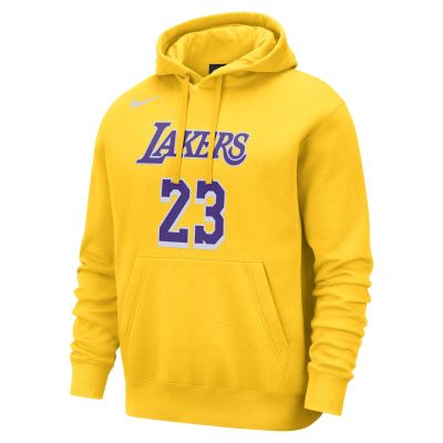 Nike NBA Los Angeles Lakers Club Pullover Amarillo - Sárga - Hoodie