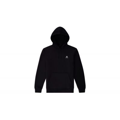 Converse Embroidered Star Chevron Pullover Fleece - Fekete - Hoodie
