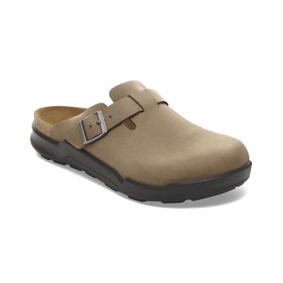 Birkenstock Boston Crosstown Waxy Leather Regular Fit - Barna - Szandálok Birkenstock Boston Crosstown Waxy Leather Regular Fit - Barna - Szandálok