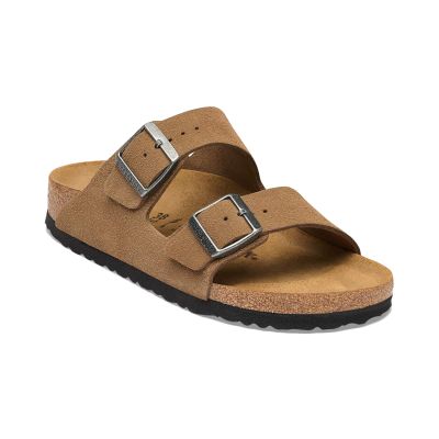 Birkenstock Arizona Suede Leather Narrow Fit Dark Tea - Barna - Szandálok Birkenstock Arizona Suede Leather Narrow Fit Dark Tea - Barna - Szandálok