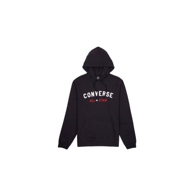 Converse Standard Fit Center Front All - Fekete - Hoodie