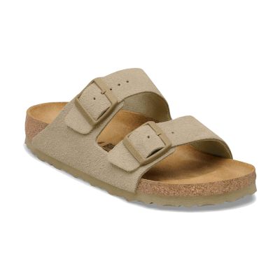 Birkenstock Arizona Suede Leather Narrow Fit Faded Khaki - Zöld - Szandálok Birkenstock Arizona Suede Leather Narrow Fit Faded Khaki - Zöld - Szandálok