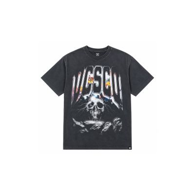 DC Shoes Skull Storm HSS Black - Fekete - Rövid ujjú póló DC Shoes Skull Storm HSS Black - Fekete - Rövid ujjú póló