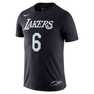 Nike NBA LeBron James Lakers Tee - Fekete - Rövid ujjú póló