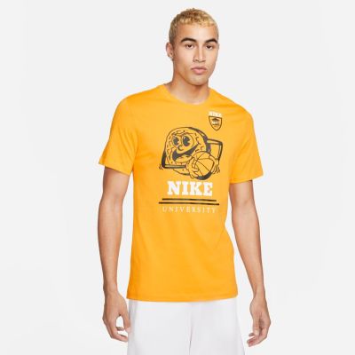Nike Basketball Tee University Gold - Sárga - Rövid ujjú póló