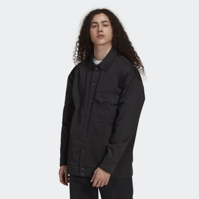 adidas Adicolor Twill Jacket Black - Fekete - Dzseki
