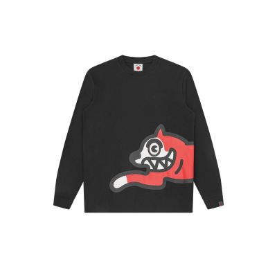 ICECREAM Jumbo Running Dog Long-Sleeve T-Shirt - Fekete - Rövid ujjú póló ICECREAM Jumbo Running Dog Long-Sleeve T-Shirt - Fekete - Rövid ujjú póló