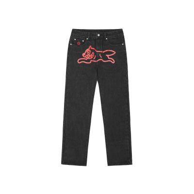ICECREAM Running Dog Denim Pants Black - Fekete - Nadrág ICECREAM Running Dog Denim Pants Black - Fekete - Nadrág