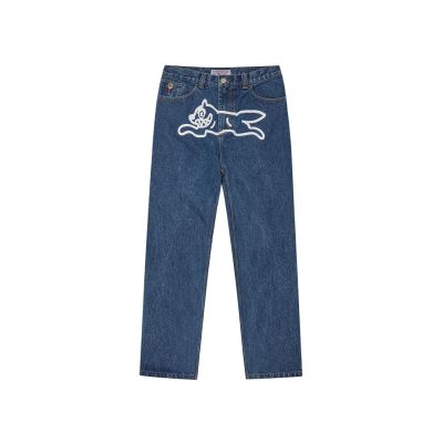 ICECREAM Running Dog Double Scoop Denim Pants Mid Wash Blue - Kék - Nadrág ICECREAM Running Dog Double Scoop Denim Pants Mid Wash Blue - Kék - Nadrág