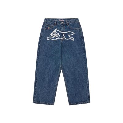ICECREAM Running Dog Triple Scoop Denim Pants Mid Wash Blue - Kék - Nadrág ICECREAM Running Dog Triple Scoop Denim Pants Mid Wash Blue - Kék - Nadrág