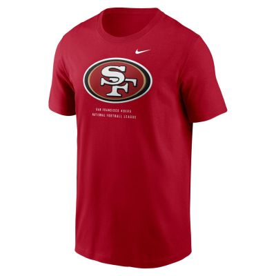 Nike SS San Francisco 49ers Cotton Property Of Tee - Piros - Rövid ujjú póló Nike SS San Francisco 49ers Cotton Property Of Tee - Piros - Rövid ujjú póló