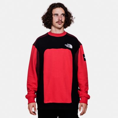 The North Face M BB Cut & Sew Crewneck TNF Red - Piros - Hoodie