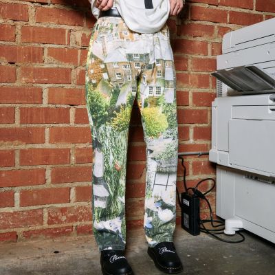 Pleasures Garden 5 Pocket Denim Multi - Multicolor - Nadrág