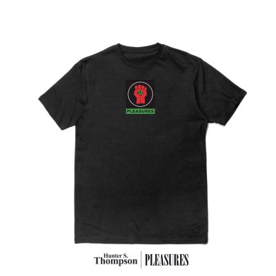 Pleasures Badge Tee Black - Fekete - Rövid ujjú póló Pleasures Badge Tee Black - Fekete - Rövid ujjú póló