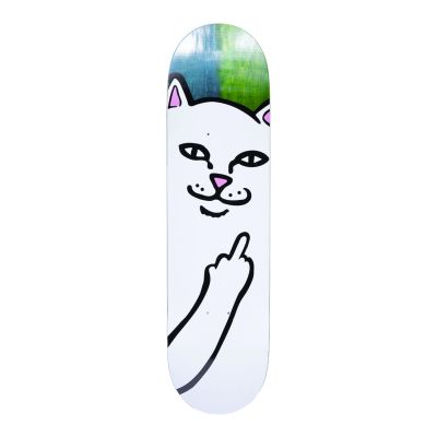Rip N Dip Lord Nermal Board Olive / Pine - Fehér - Skateboard