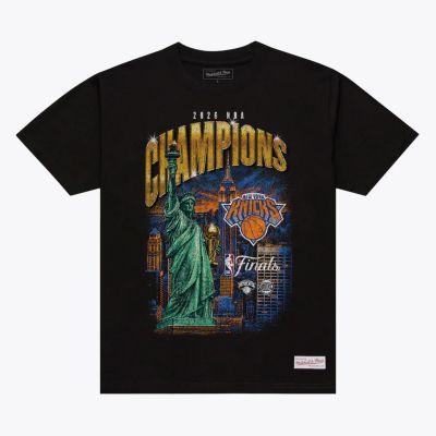 Mitchell & Ness 2026 NBA Finals Champions City T-Shirt - Fekete - Rövid ujjú póló Mitchell & Ness 2026 NBA Finals Champions City T-Shirt - Fekete - Rövid ujjú póló