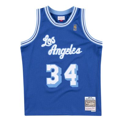 Mitchell & Ness NBA LA Lakers Shaquille O'Neal Swingman Jersey - Kék - Jersey