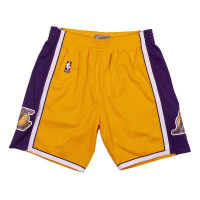 Mitchell & Ness NBA Swingman Shorts Los Angeles Lakers - Sárga - Rövidnadrág