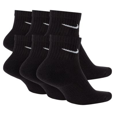 Nike Everyday Cushioned Ankle 6-Pack Socks - Fekete - Zokni