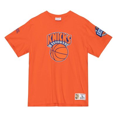 Mitchell & Ness NBA New York Knicks Team Origins S/S Tee - Narancssárga - Rövid ujjú póló