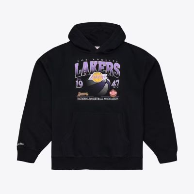 Mitchell & Ness NBA Street Graphics Core Hoodie Los Angeles Lakers - Fekete - Hoodie Mitchell & Ness NBA Street Graphics Core Hoodie Los Angeles Lakers - Fekete - Hoodie