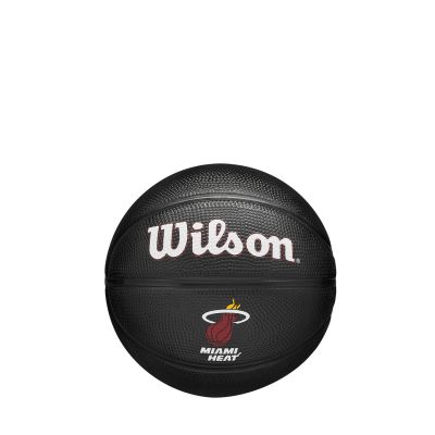 Wilson NBA Team Tribute Mini Miami Heat Size 3 - Fekete - Labda