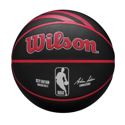 Wilson 2023 NBA Team City Collection Chicago Bulls Size 7 - Fekete - Labda