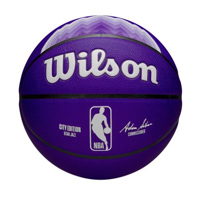 Wilson 2023 NBA Team City Collector Utah Jazz Size 7 - Lila - Labda
