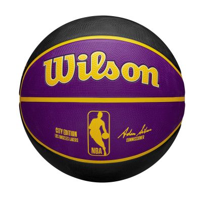 Wilson 2023 NBA Team City Edition Los Angeles Lakers Size 7 - Lila - Labda